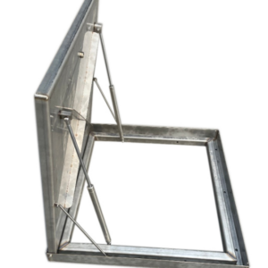 מכסה נירוסטה לחדר מכונות 80X80ס"מ(66/66)