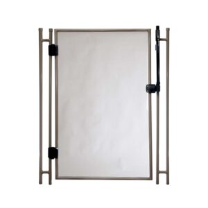 שער + מנעול אפור כהה EUROFENCE