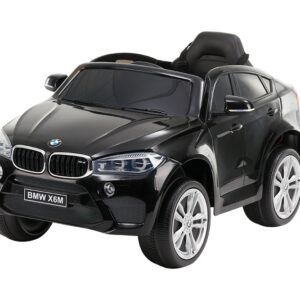 ג׳יפ שחור ממונע 12V דגם BMW X6M