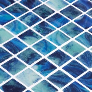 פסיפס זכוכית ספרדי כחול טורקיז Kayla Vanguard Mosaic
