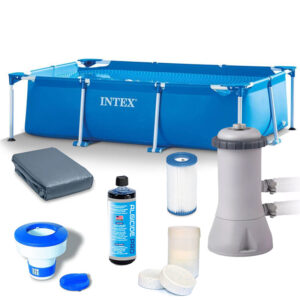 בריכת INTEX/אינטקס במידות 260X160X65 ס"מ דגם 28271 חבילת הכל כלול GOLD